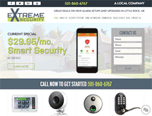 Tablet Screenshot of extremesecurityservices.com